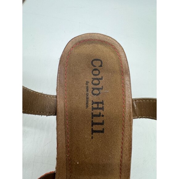 Cobb Hill by New Balance Womens Strappy Sandals 10M Orange Wedge Slingback Y2K - Picture 2 of 12